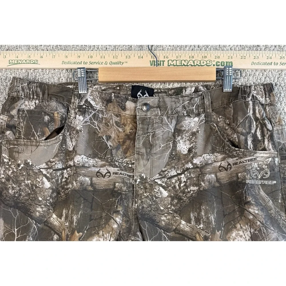 Realtree Edge Camo Pants Mens XL 40x32 Hunting Outdoor Tactical Logo